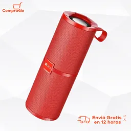 parlante inalambrico TWS rojo