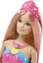 Barbie Muñeca Dreamtopia Sirena Brillante Mattel Color