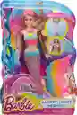 Barbie Muñeca Dreamtopia Sirena Brillante Mattel Color