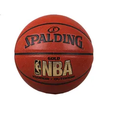 Balón Basketball Nba Spalding Baloncesto Gold #7 Cuero