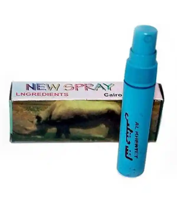 Aceite En Spray Retardante Sexual Masculino Rhino Azul