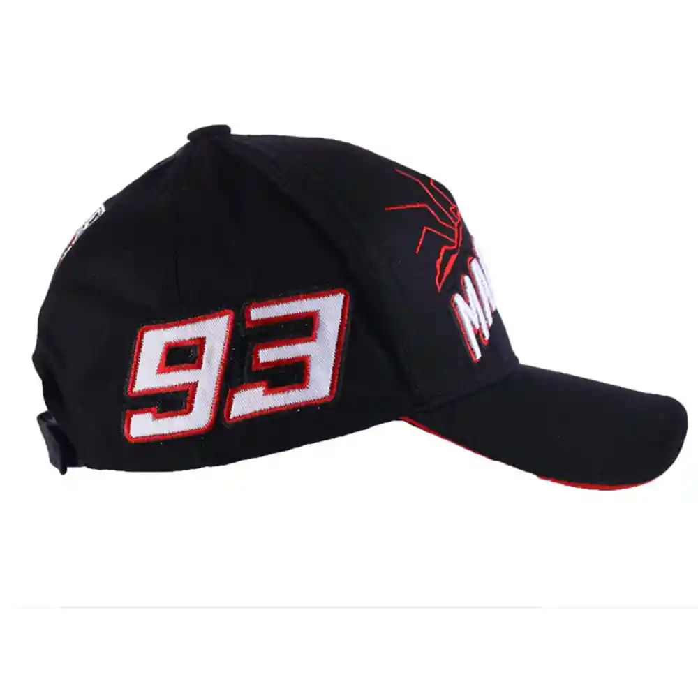 Gorra Marc Marquez 93 Negra