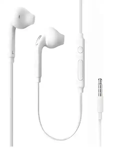 Manos Libres Color Blanco Audífonos Auriculares De Cable Plus Genericos