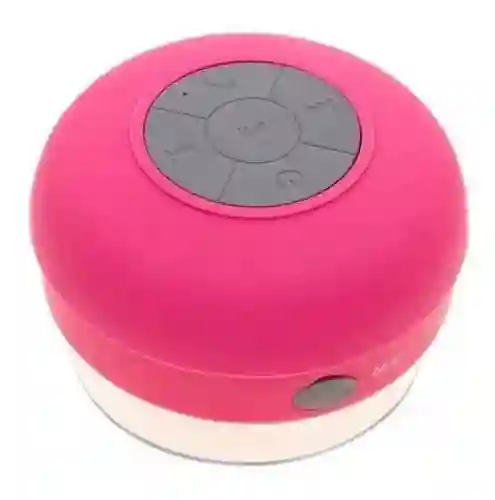 Mini Parlante Altavoz Bluetooth Waterproof Para Ducha Bts-06 - Rosa