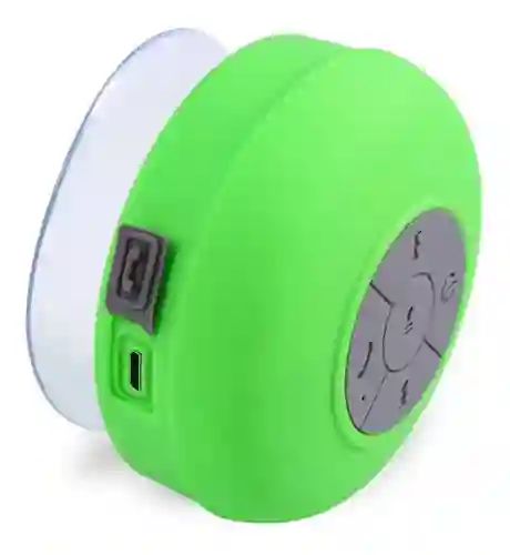 Mini Parlante Altavoz Bluetooth Waterproof Para Ducha Bts-06 - Verde