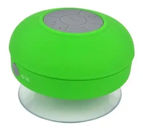 Mini Parlante Altavoz Bluetooth Waterproof Para Ducha Bts-06 - Verde