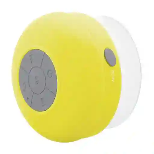 Mini Parlante Altavoz Bluetooth Waterproof Para Ducha Bts-06 - Amarillo