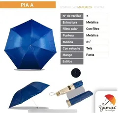 Sombrilla Paraguas Yumar Manual De Bolso Pia-a