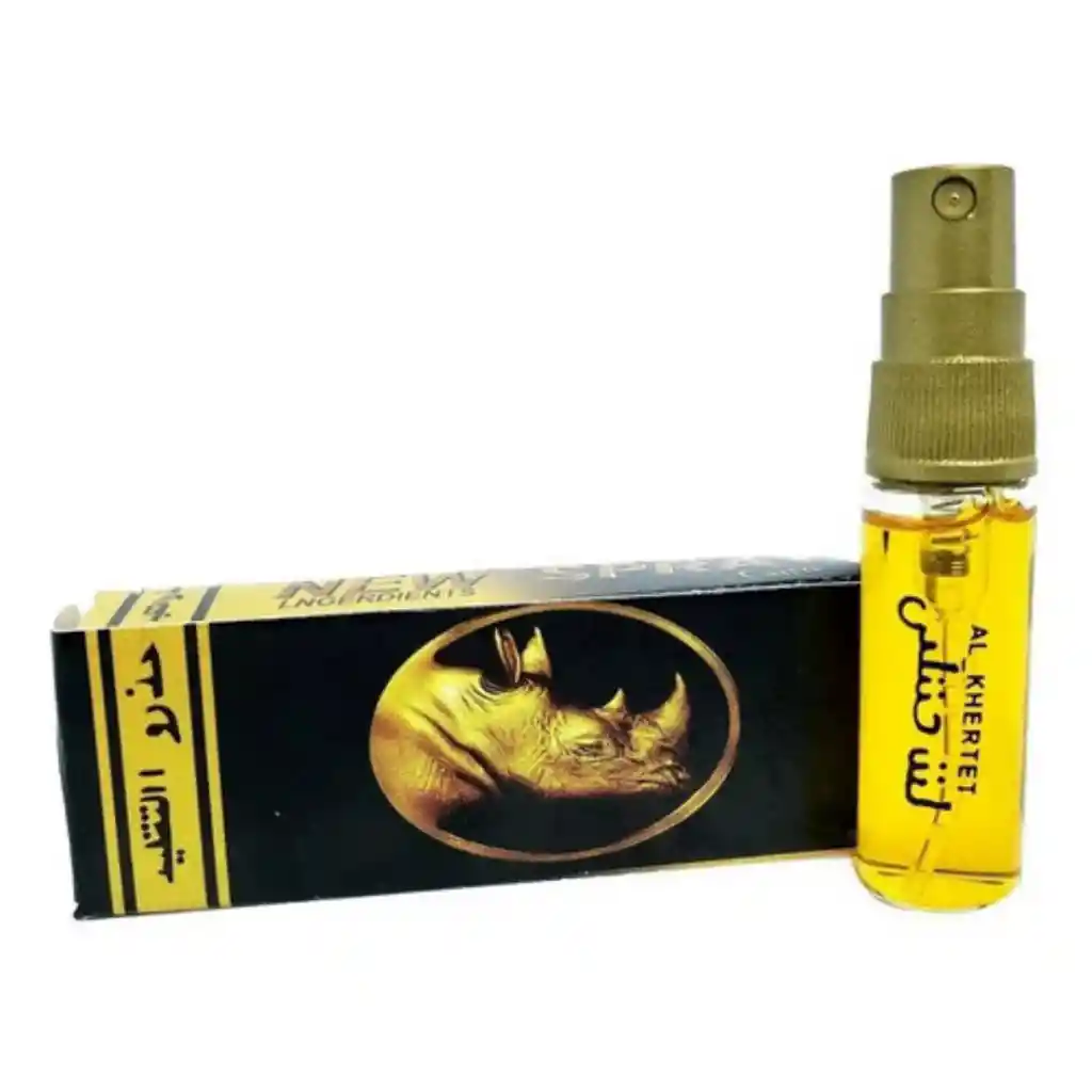 Aceite En Spray Retardante Sexual Masculino Rhino Dorado Del Cairo Extra Fuerte