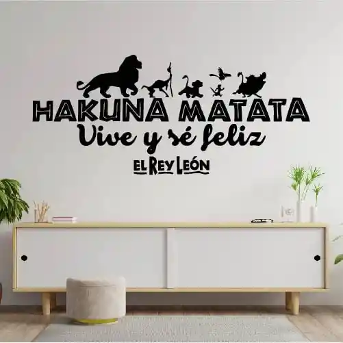 Vinilo Decorativo Hakuna Matata