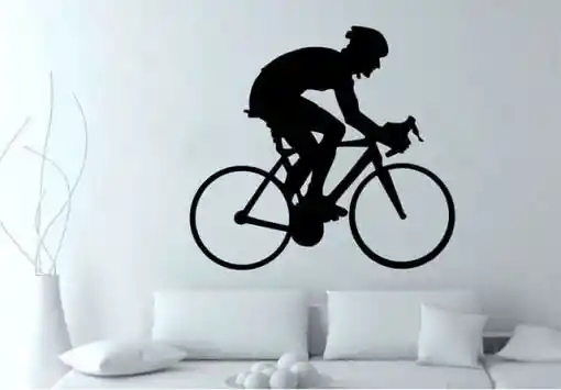 Vinilo Ciclista Ruta