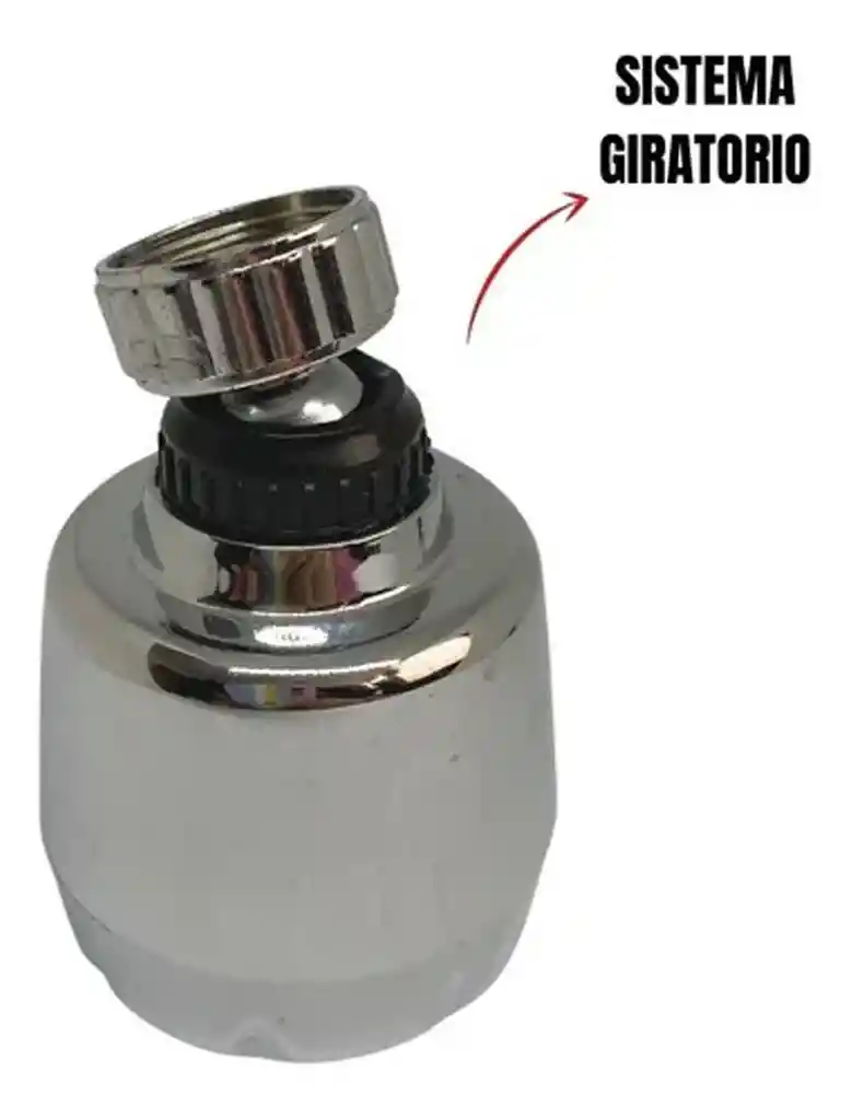 Grifo Distribución Agua Llave Adaptable Giratorio Inoxidable