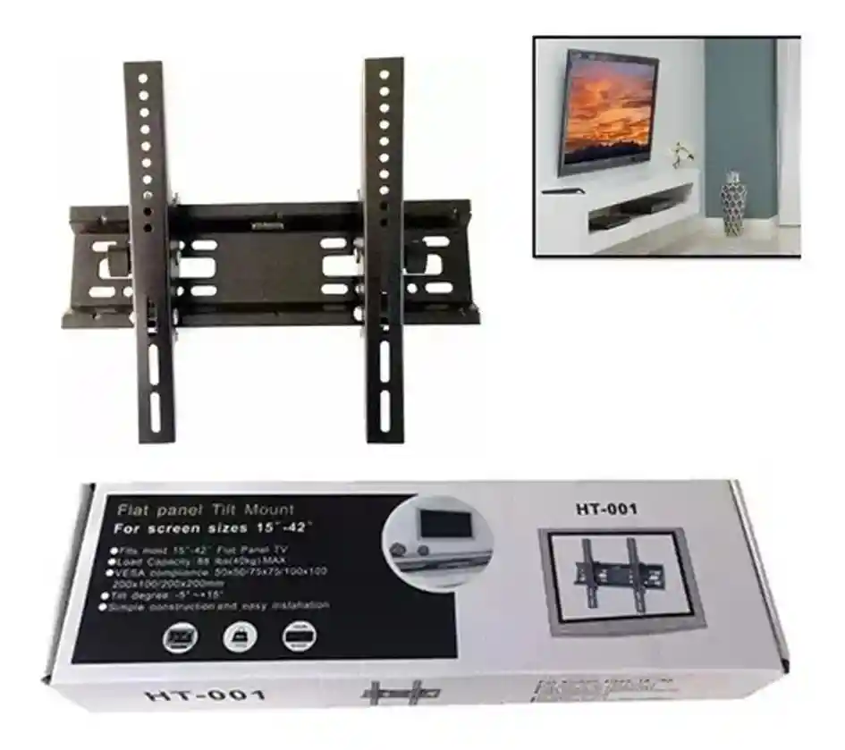 Base Soporte Tv Ajustable Plasma Desde 15 A 42 Ht-001