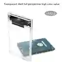 Caja Externa Disco Hdd O Ssd Sata 2.5 A Usb 2.0 Transparente