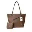 Bolso De Hombro Shopping Y Monedero Nina Cafe