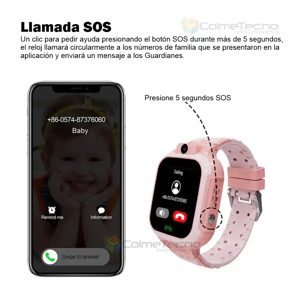 Reloj Smartwatch 4g Para Niños Gps Video Llamada T20 Homologado