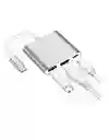 Convertidor Tipo C A Usb Hdmi Cable 3 En 1 Apple Macbook Pc Portatil