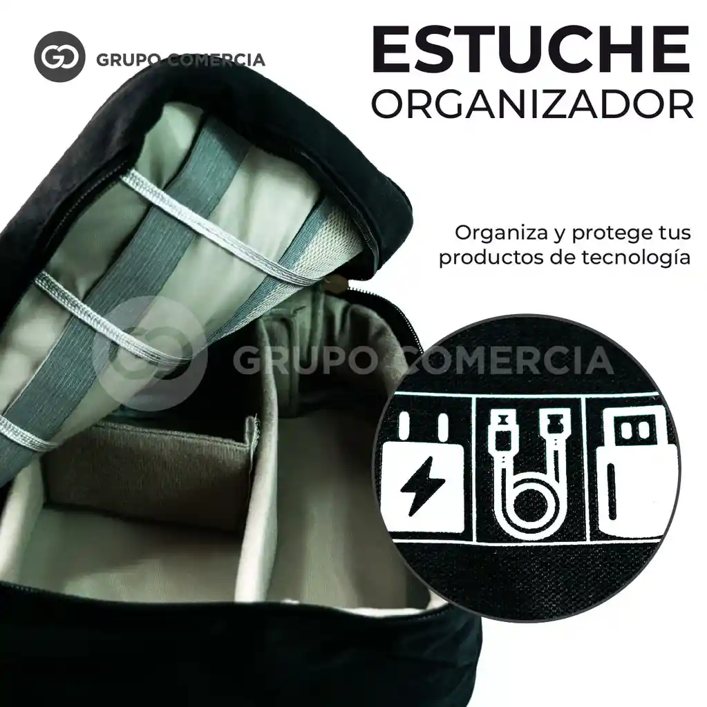 Organizador Maleta Para Cables Viaje Accesorios Multifuncion