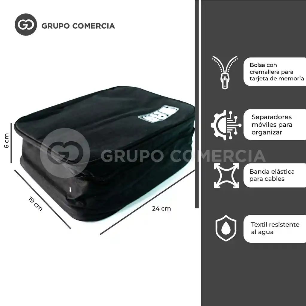 Organizador Maleta Para Cables Viaje Accesorios Multifuncion