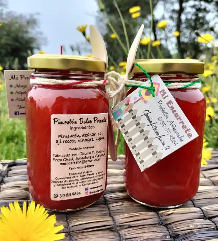 Conserva De Pimentón Dulce Picante 235 Grs