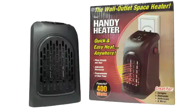 Calentador Ambiente Portátil Calefactor De Pared 400w