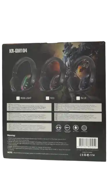 Diadema Gaming Headset Con Micrófono 5d Kr-gm104