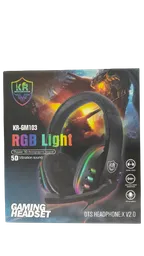 Audífonos Gaming Headset Diadema, Kr-gm103 Rgb Light