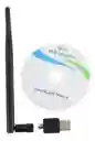 Adaptador Receptor Wifi Usb Inalámbrico 900mbps Con Antena