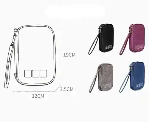 Estuche Maleta Organizador De Cables Pequeño