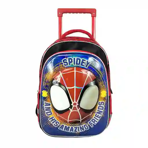 Morral Trolly Para Niño Cara De Spidey