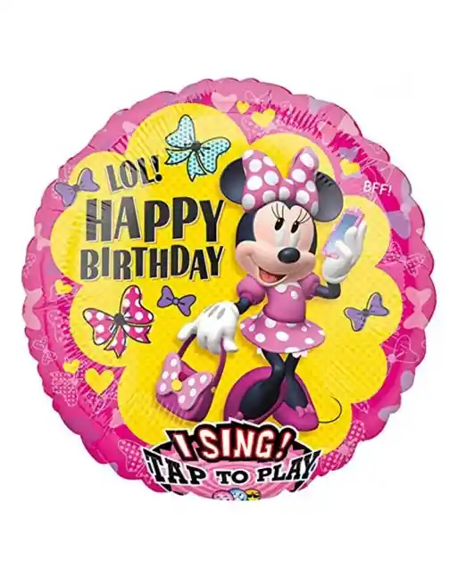 Globo Minnie Mouse Happy Birthday