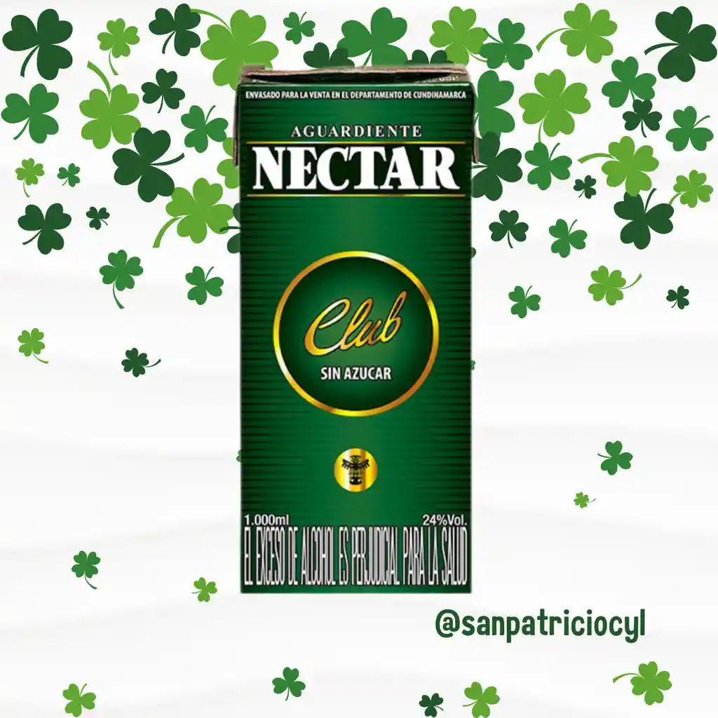 Agaguardiente Nectar Club Sin Azucar 			