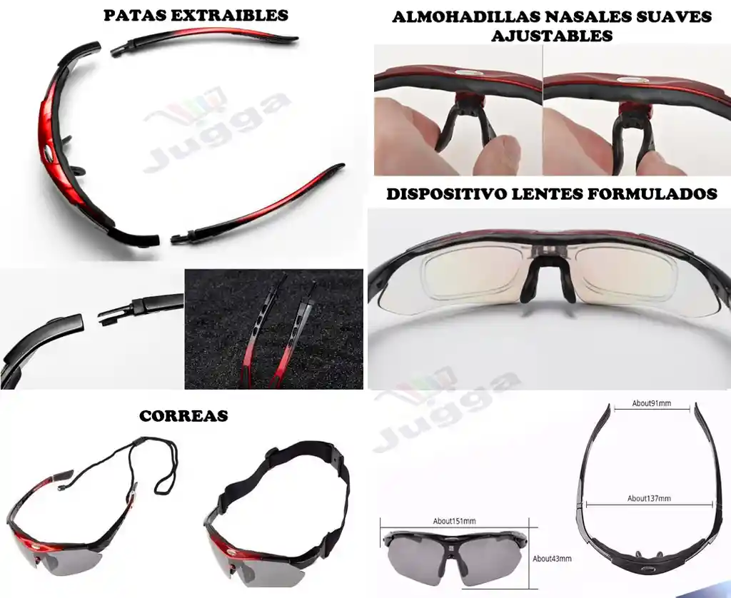 Gafas Ciclismo Mtb Ruta Rockbros Ultralivianas