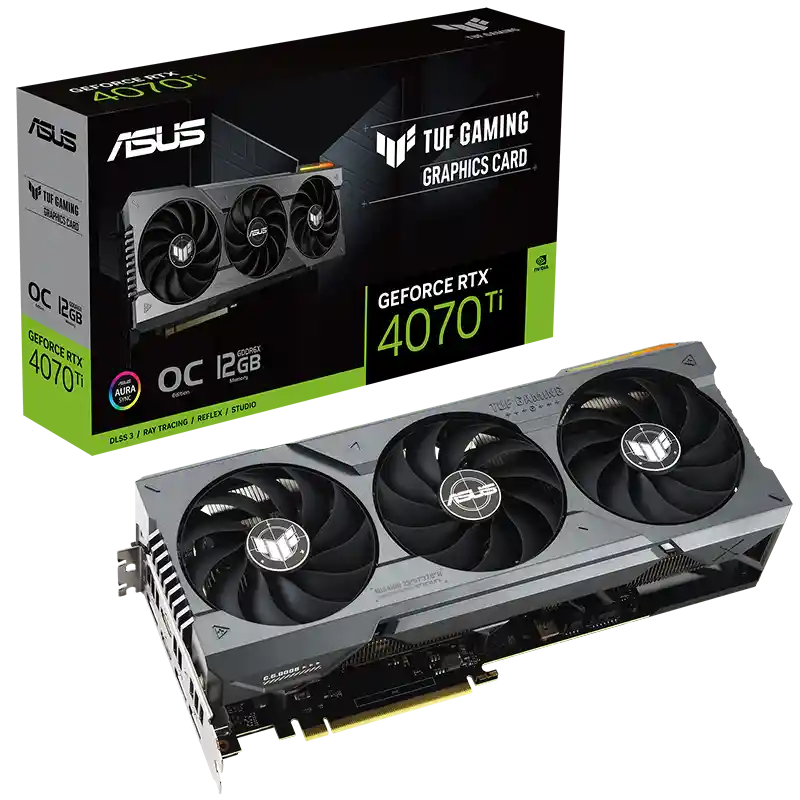 Tarjeta De Vídeo Asus Tuf Gaming Geforce Rtx 4070 Ti Edición Oc Gddr6x 12gb