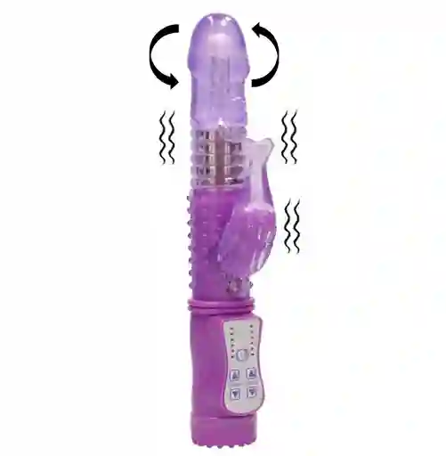 Vibrador Giratorio Dildo Punto G Delfin Juguete Para Adultos