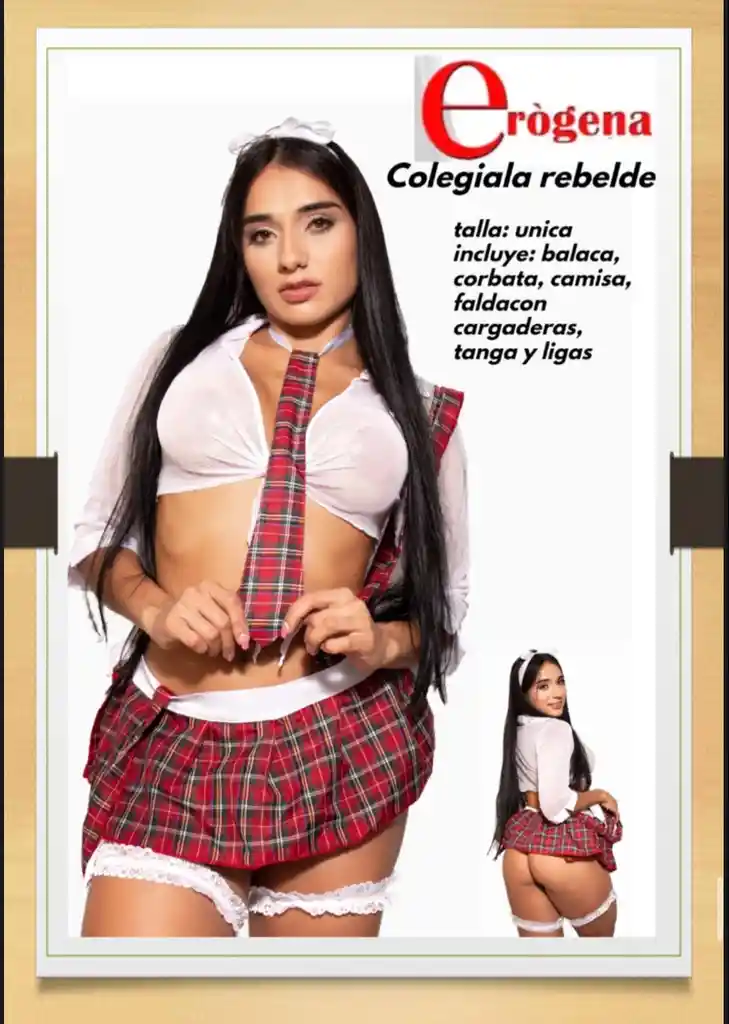 Disfraz Colegiala Rebelde