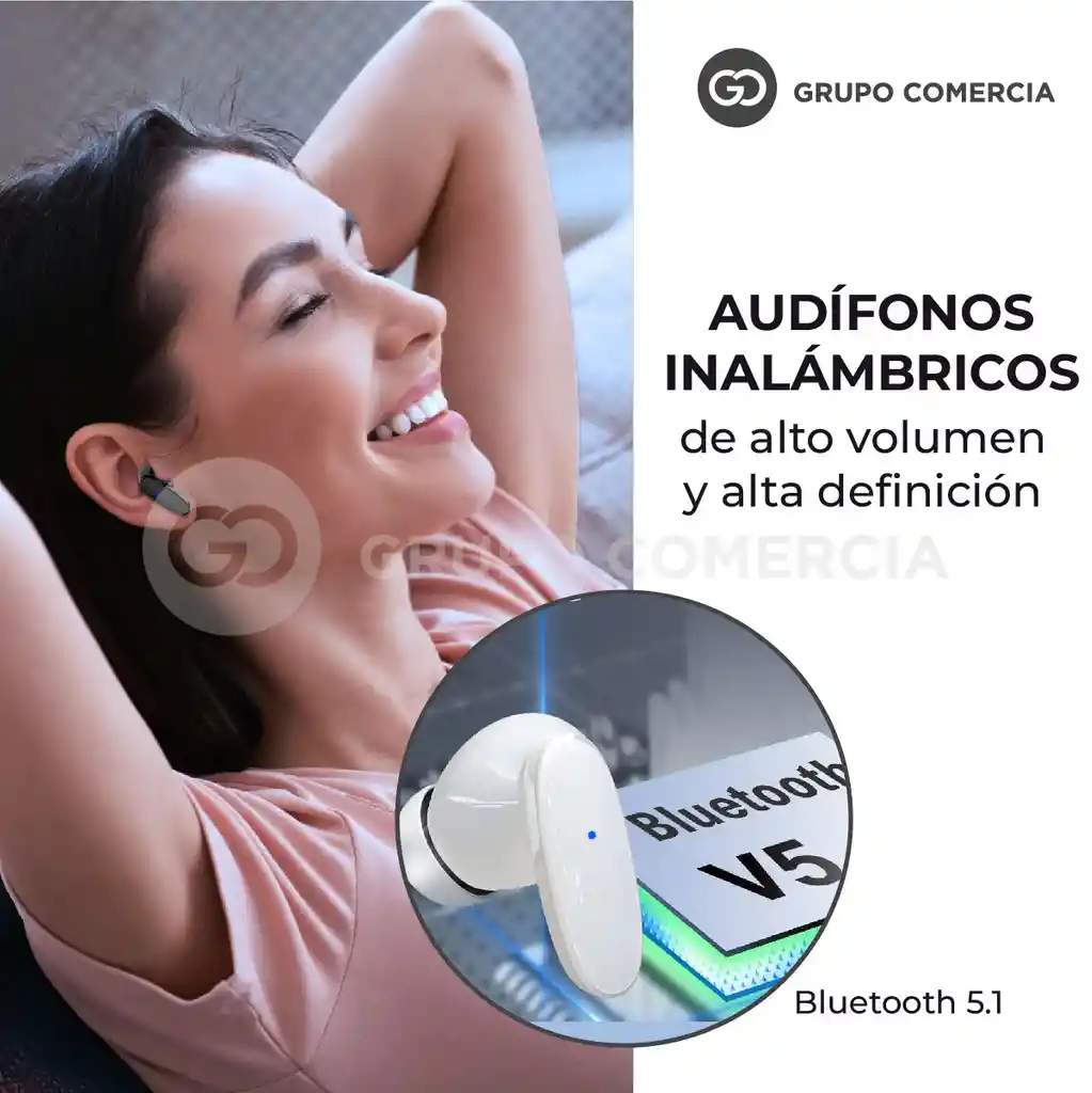 audifonos inalambricos bluetooth TWS original sound bass