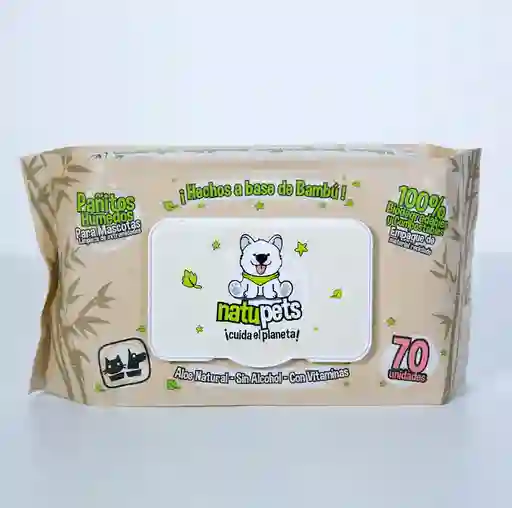 Pañitos Húmedos Para Mascota (100% Compostables)