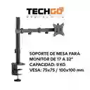 Soporte De Escritorio Tv / Monitor 17~32, Techgo Spm-1103