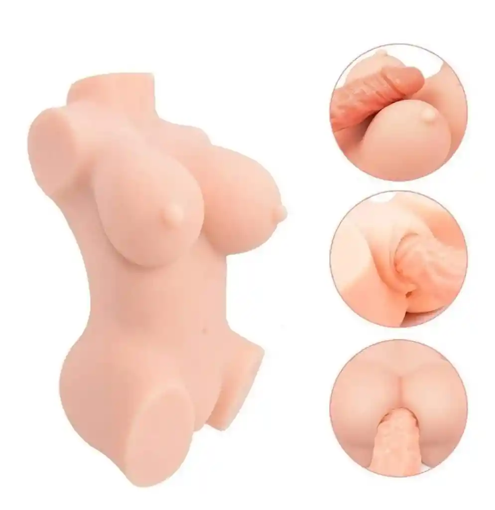 Masturbador Masculino Torso Senos Vagina Y Ano Super Realista