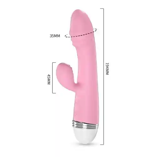 Vibrador Consolador Clitoris Y Punto G Doble Estimulacion We Love De Pilas