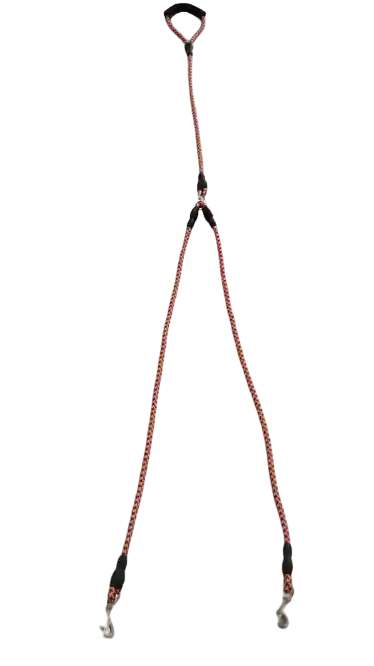 Correa Doble Perros Pequeños Y Medianos