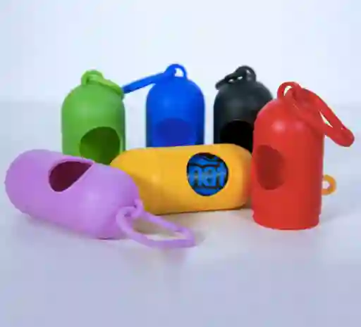 Dispensador Negro De Bolsas Para Mascota