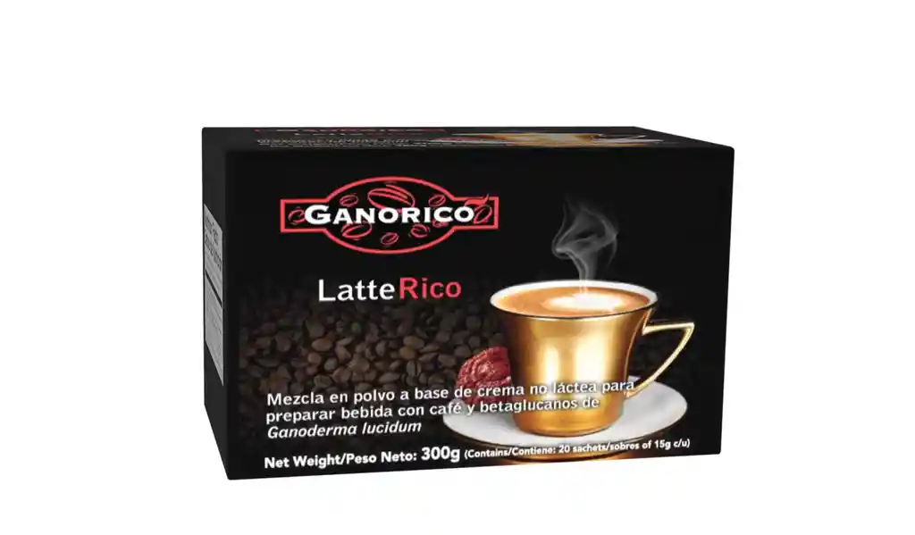 Ganorico Latte Rico - Latte Saludable Con Ganoderma