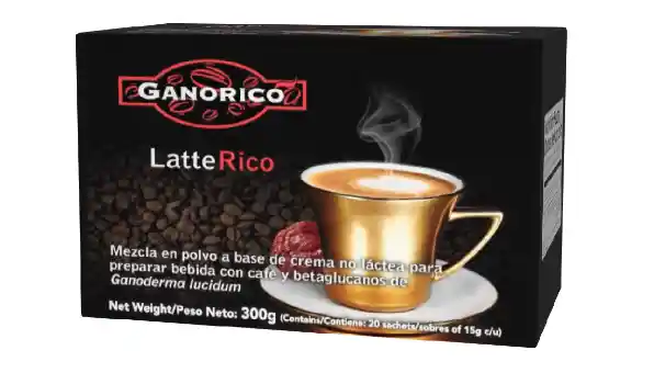 Ganorico Latte Rico - Latte Saludable Con Ganoderma