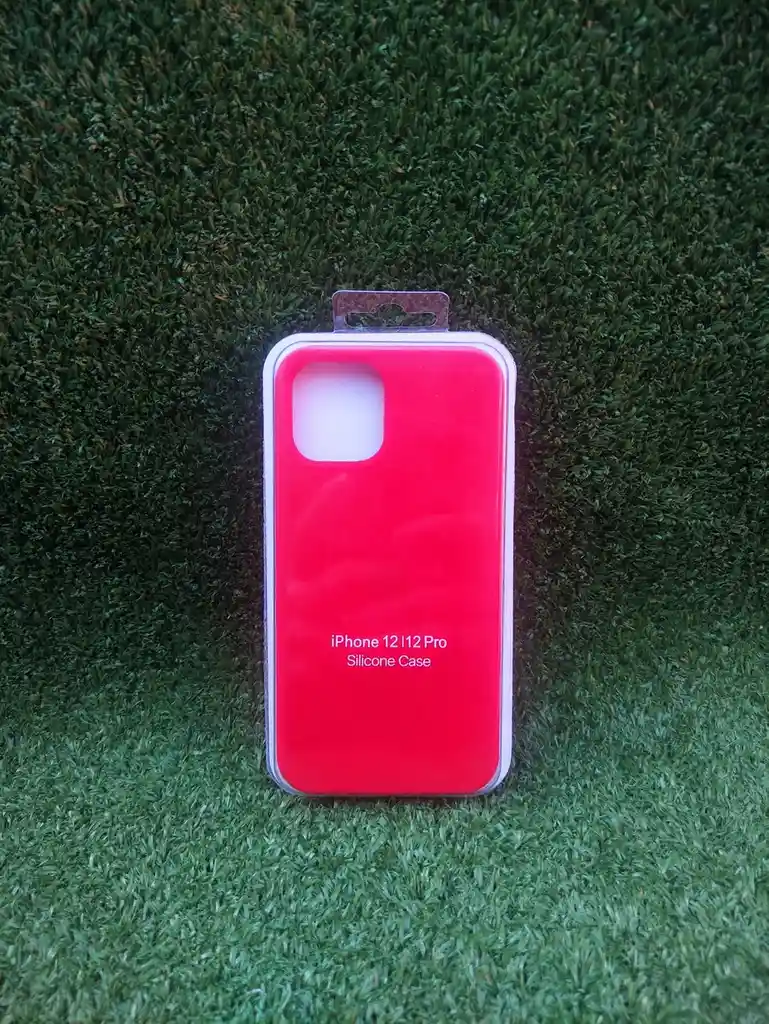 Iphone 12 Pro | Forro Protector| Silicone Case |rojo | Iphone | Carcasa | Funda | Anti Humedad