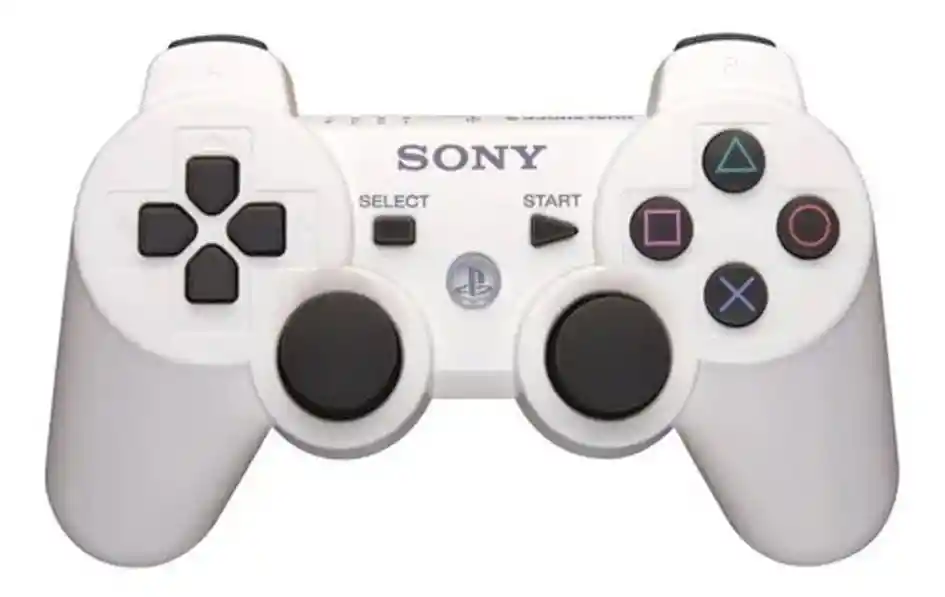 Control Joystick Inalámbrico Sony Playstation Dualshock 3 Blanco