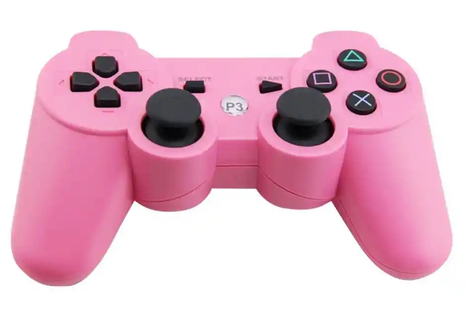 Control Joystick Inalámbrico Sony Playstation Dualshock 3 Rosa
