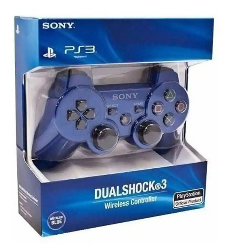 Control Joystick Inalámbrico Sony Playstation Dualshock 3 Azul