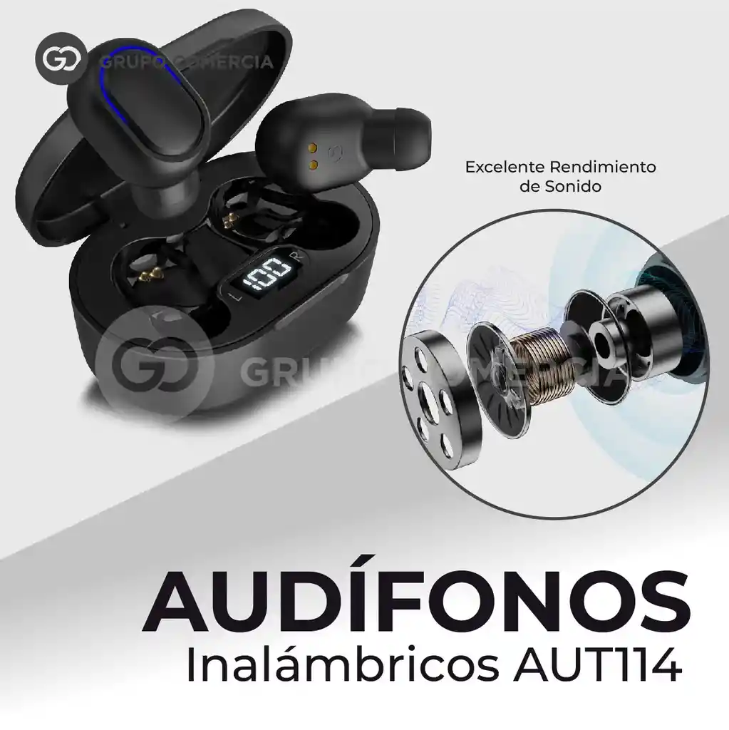 Audifonos Bluetooth 5.0 Digitales Tws Sonido Mega Bass